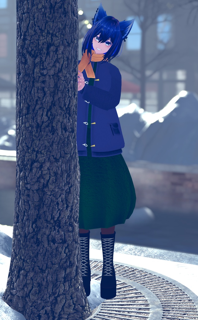 Winter Coat 【Modular Avatar対応】【Lasyusha用】