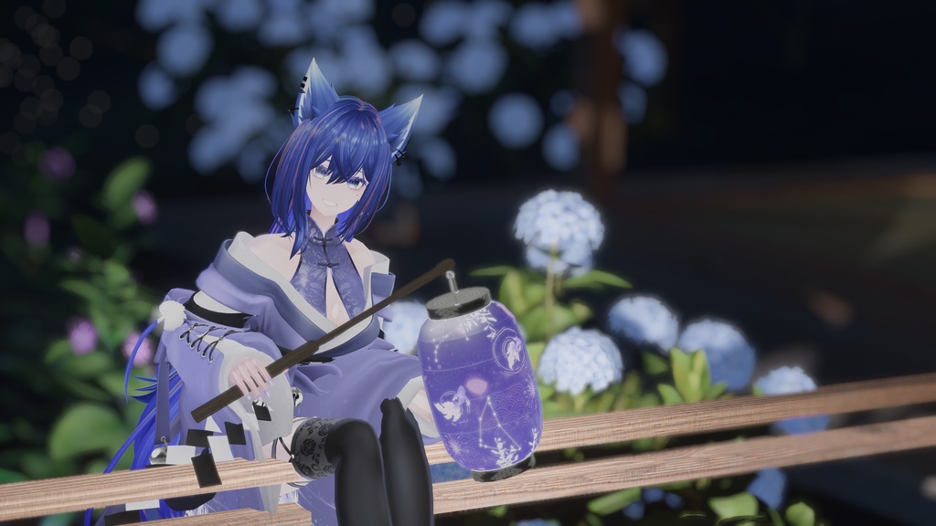 Japanese lantern【提灯】【Modular Avatar対応】【Light付き】