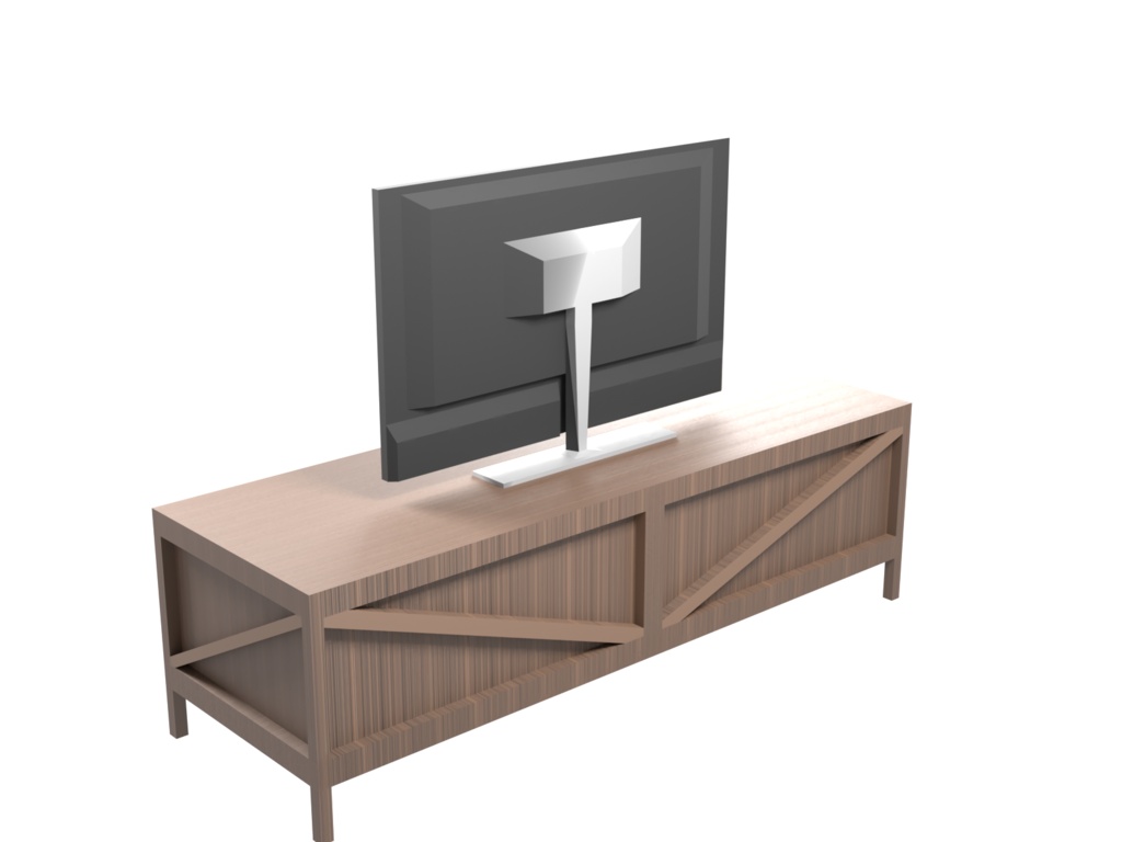 TV TVボード 3Dモデル