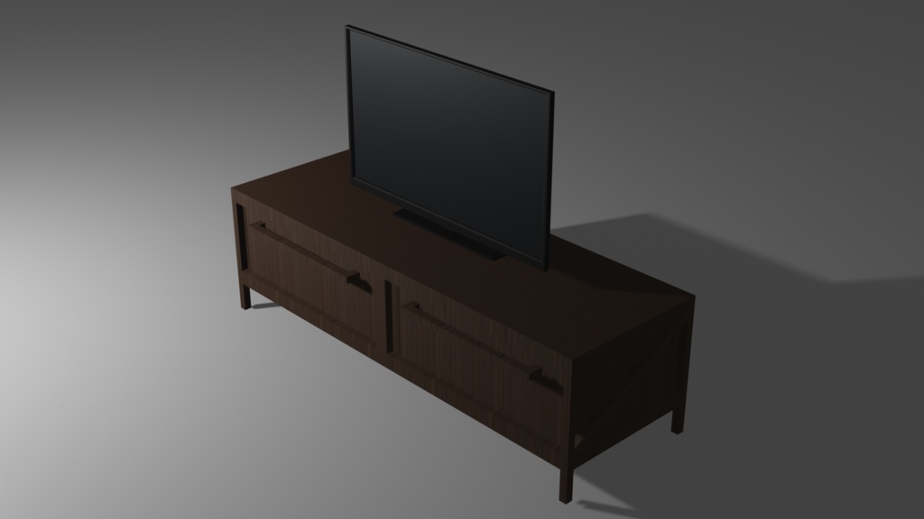 TV　TVボード　3Dモデル