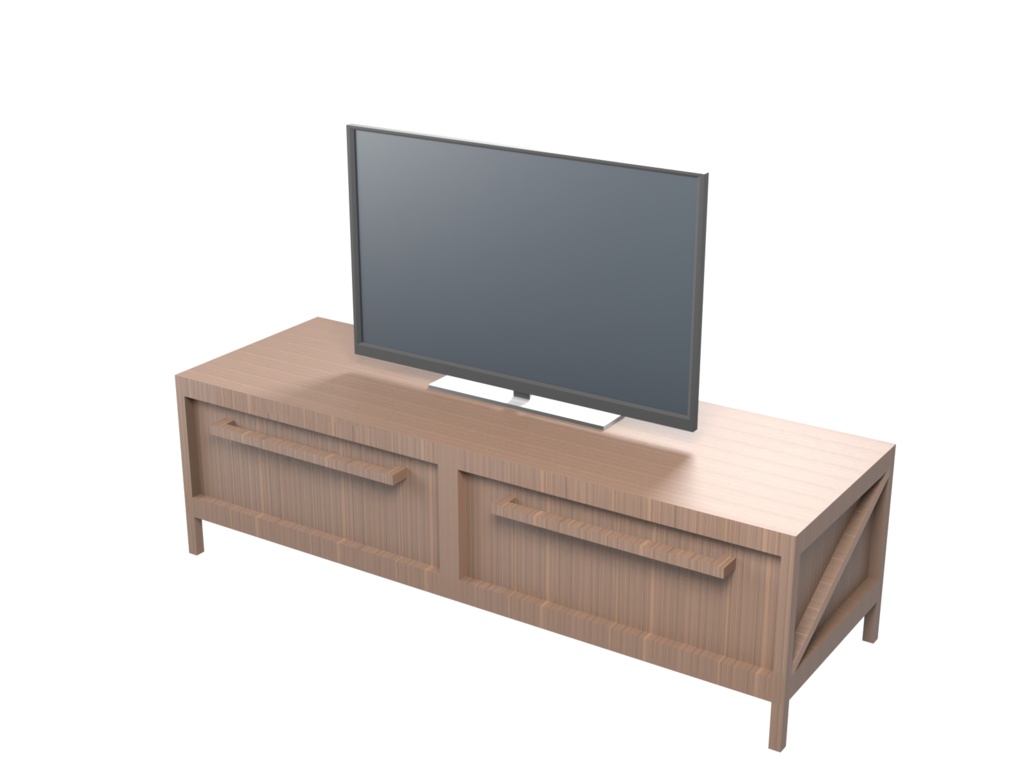 TV TVボード 3Dモデル