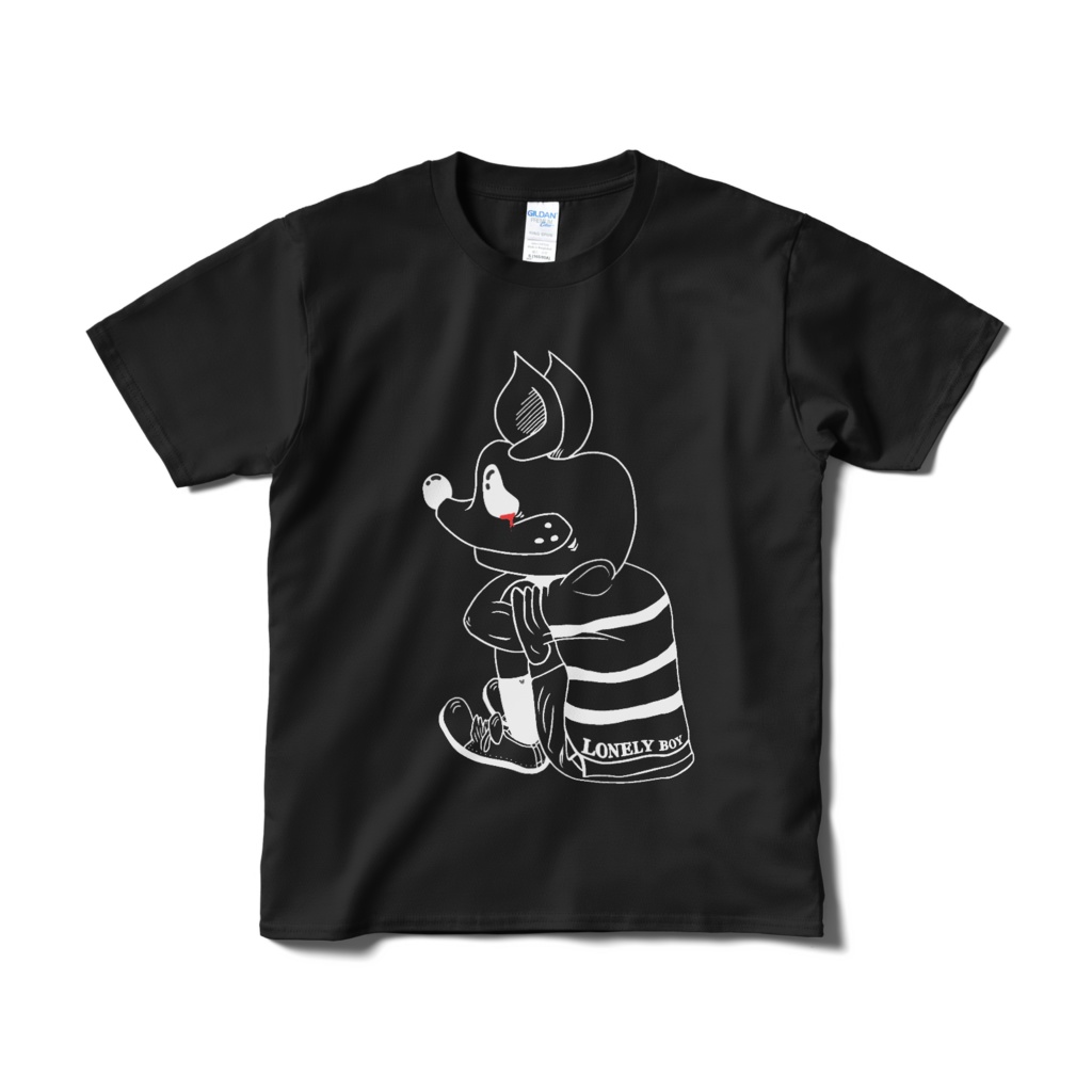 ANIMAL-HOOD Tシャツ（黒）