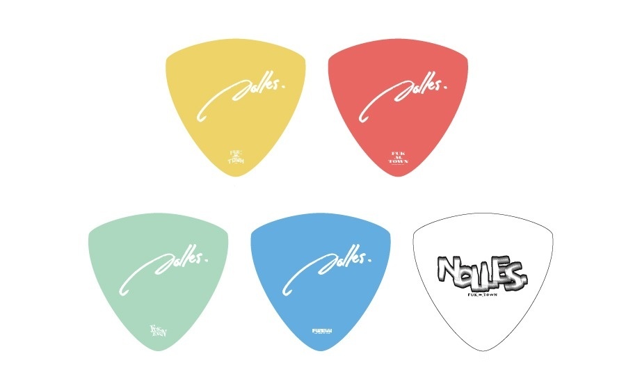 NOLLES. SIGN/LOGO Guitar pick GACHA ◓