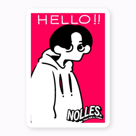 HELLO/CHARGE sticker