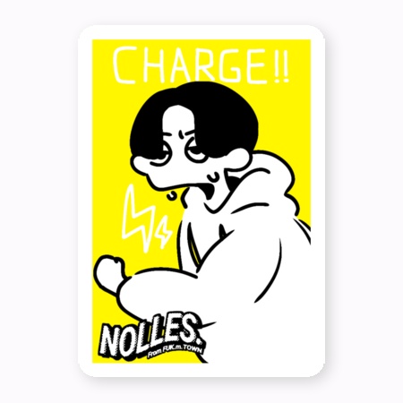 HELLO/CHARGE sticker