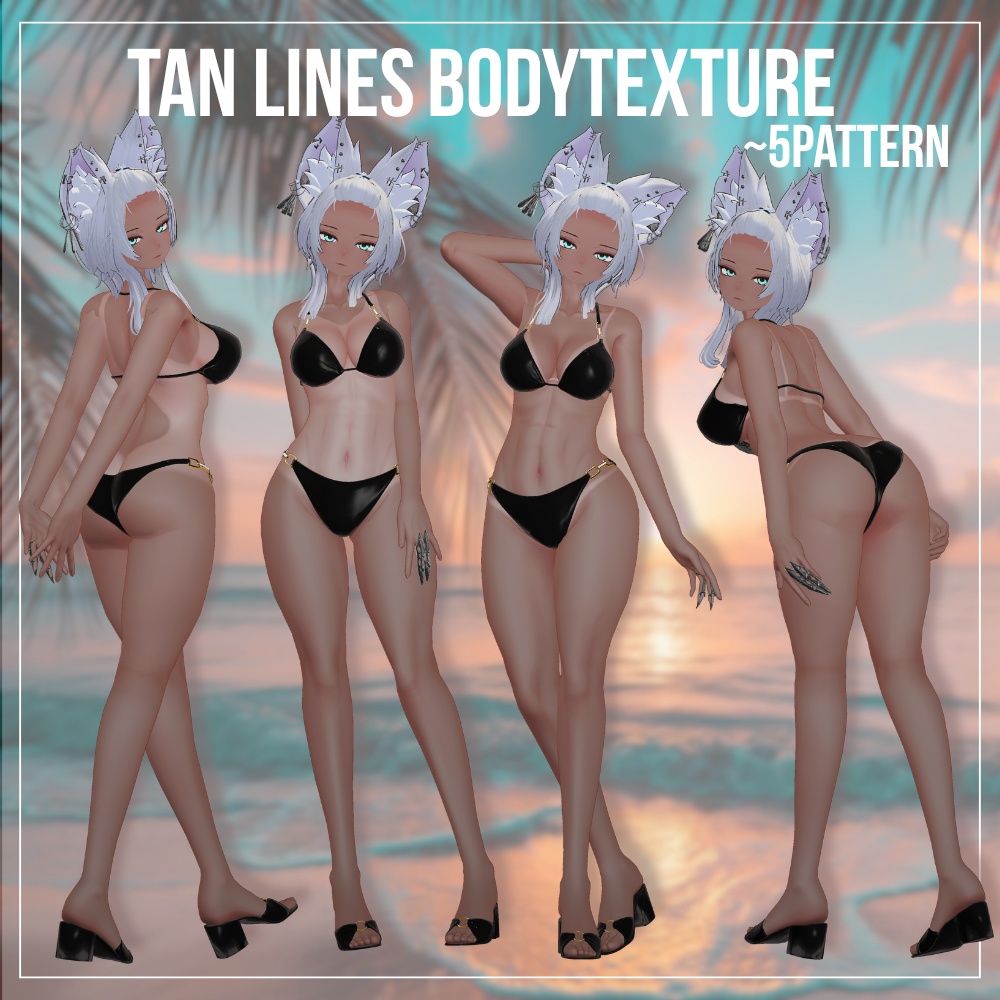 【豺狼 / body texture&make up set】 Summer Drip