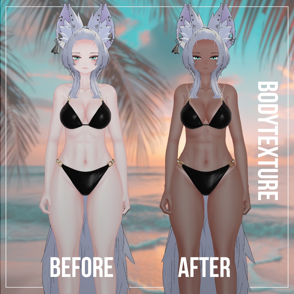 【豺狼 / body texture&make up set】 Summer Drip
