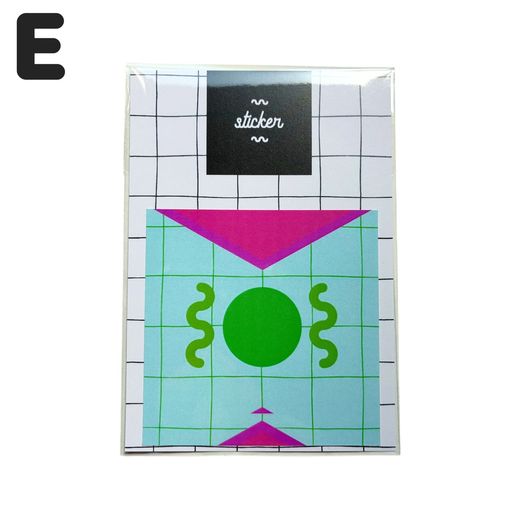 ステッカー(シール) 6cm 全5種