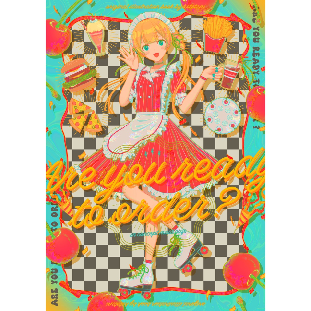 コンカフェメイドイラスト本 A5 16P