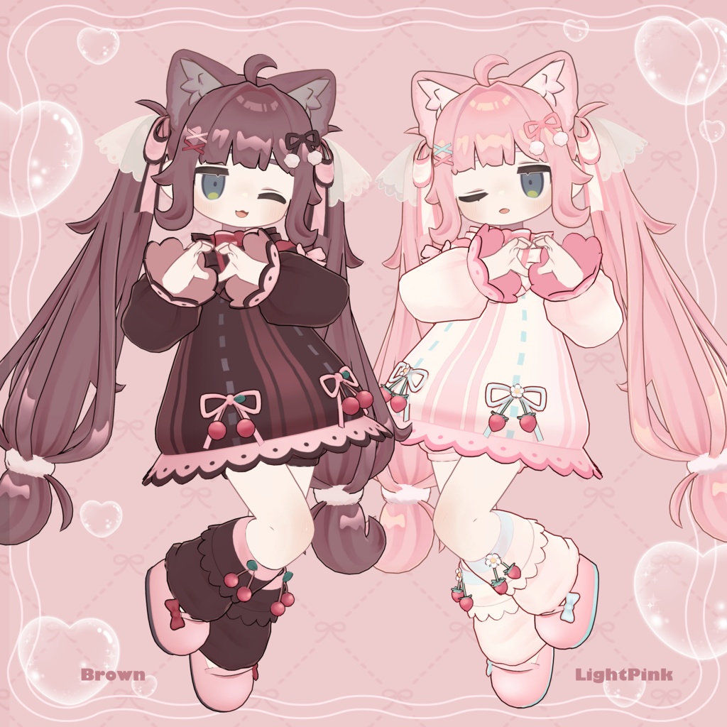 【メタフェス出展記念SALE】🍒ケーキワンピース🍓【キプフェル対応衣装】