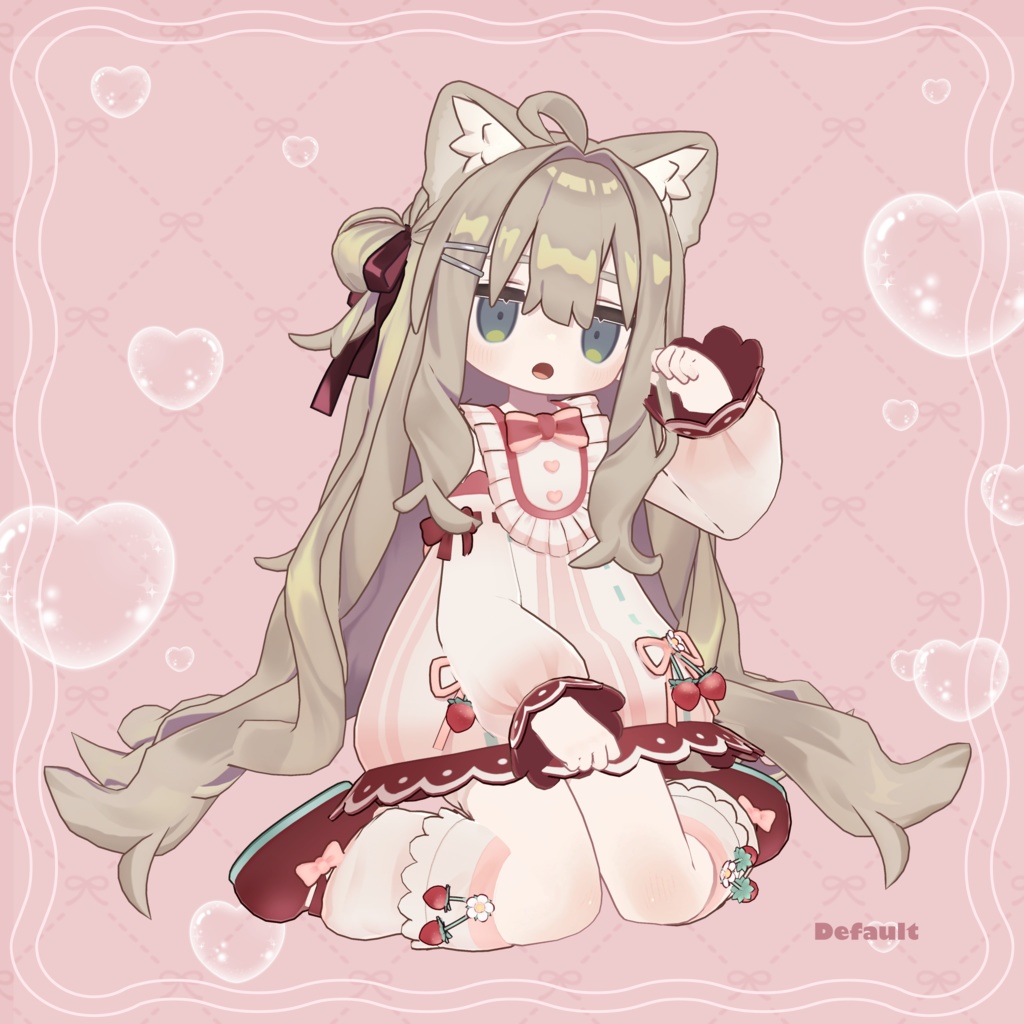 【メタフェス出展記念SALE】🍒ケーキワンピース🍓【キプフェル対応衣装】