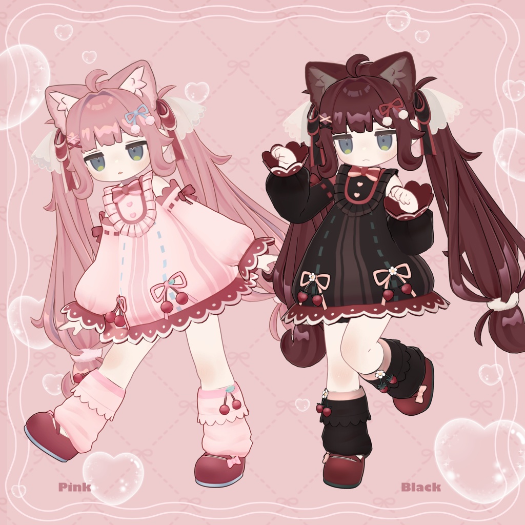 【メタフェス出展記念SALE】🍒ケーキワンピース🍓【キプフェル対応衣装】