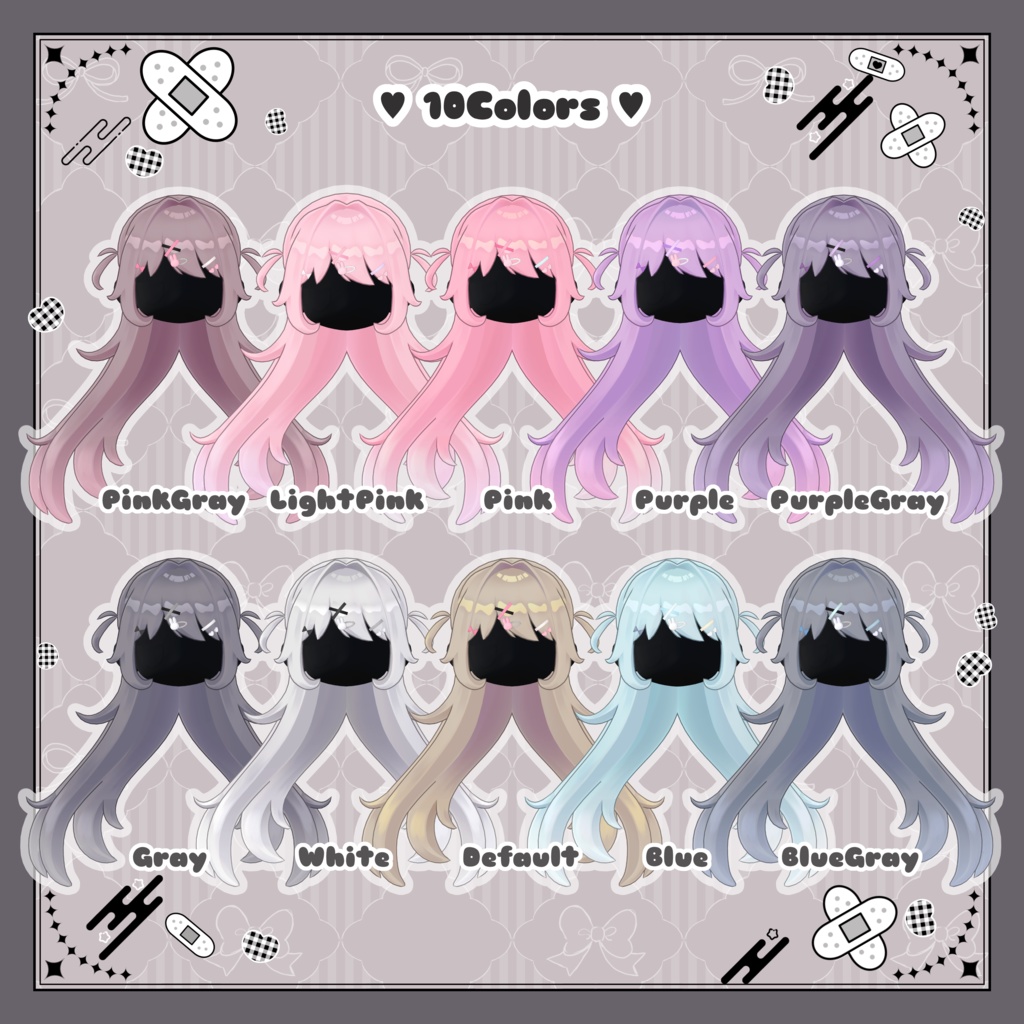 【メタフェス出展記念SALE】BunnyNoirPop【キプフェル対応衣装】