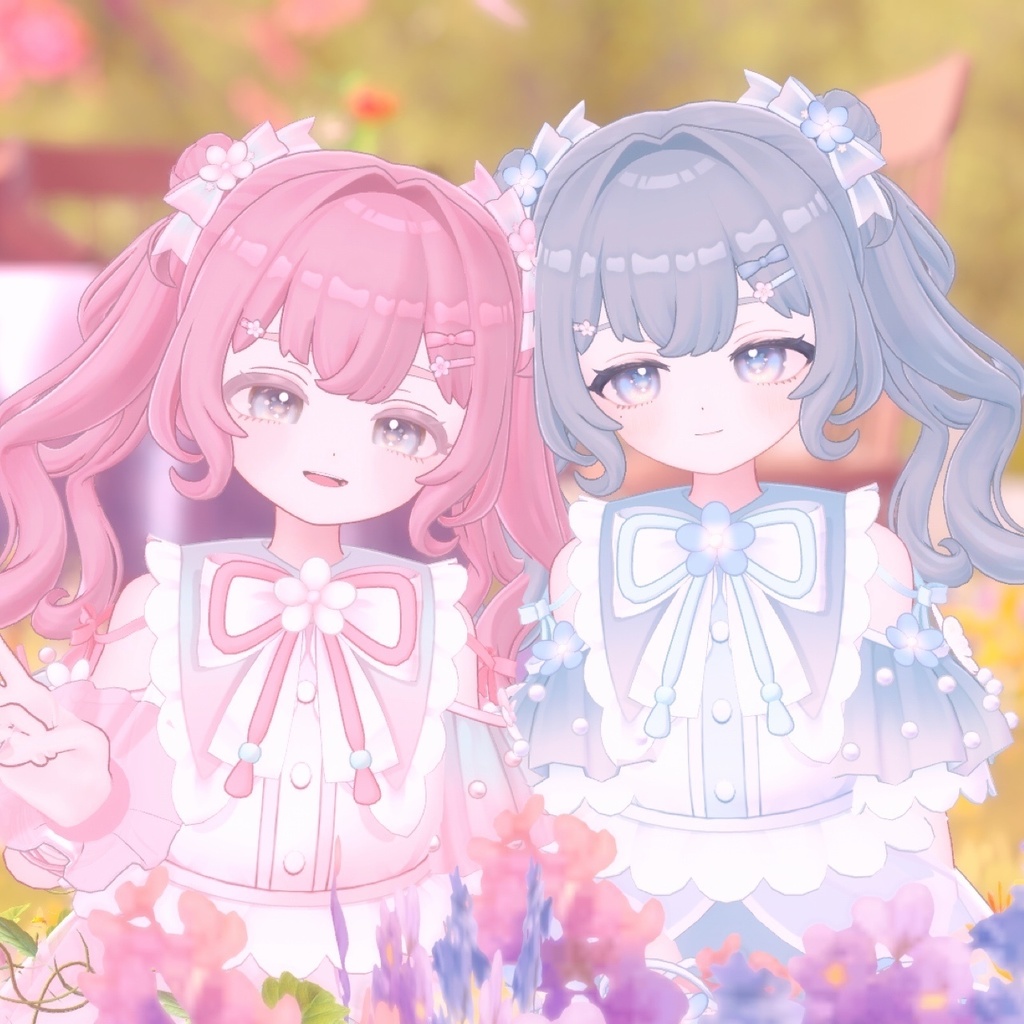 【メタフェス出展記念SALE】❁FloralMellow❁【5アバター対応衣装】