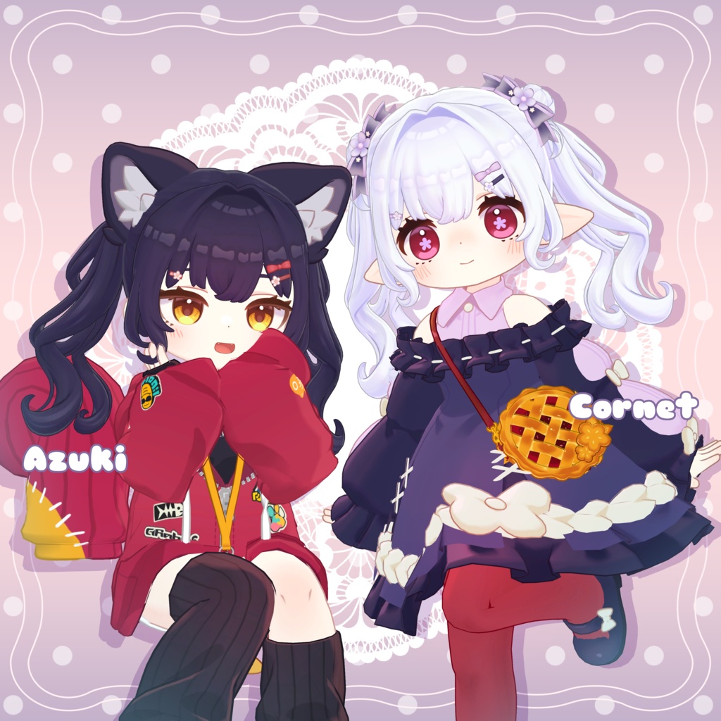 くるりんツイン【7アバター対応髪型】