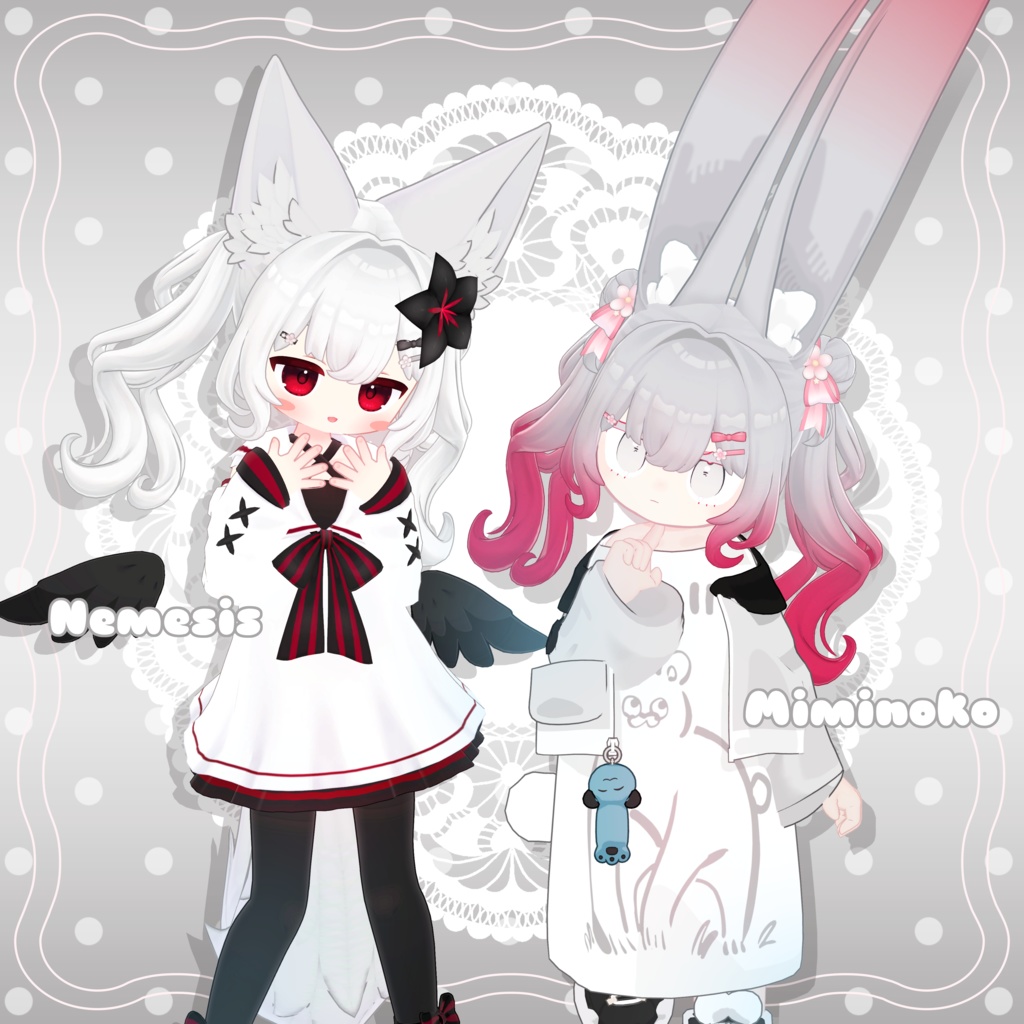 くるりんツイン【7アバター対応髪型】