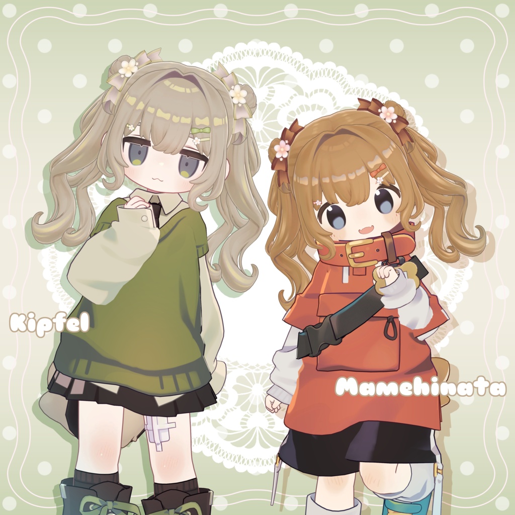 くるりんツイン【7アバター対応髪型】