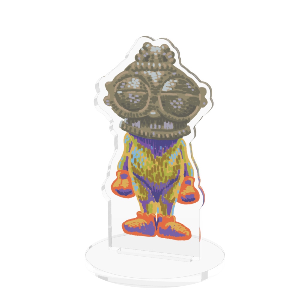 アクリルスタンド_なりきり遮光器土偶