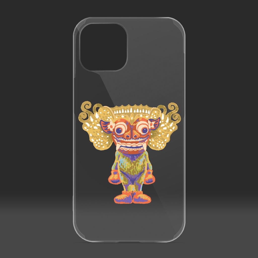 iPhone 13用スマートフォンケース(クリア)_なりきりバロン