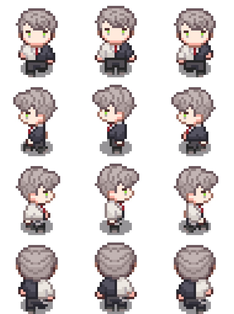 【ピクスク用アバター】獄・十四