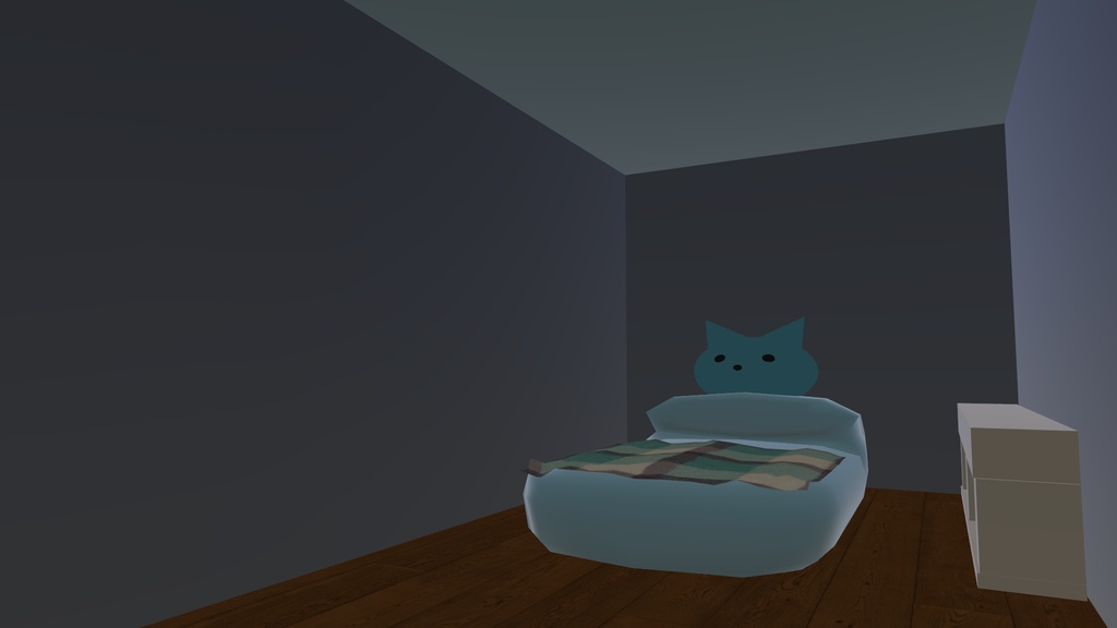 VRChat】家具配置済み! シンプルで使いやすいお部屋アセット