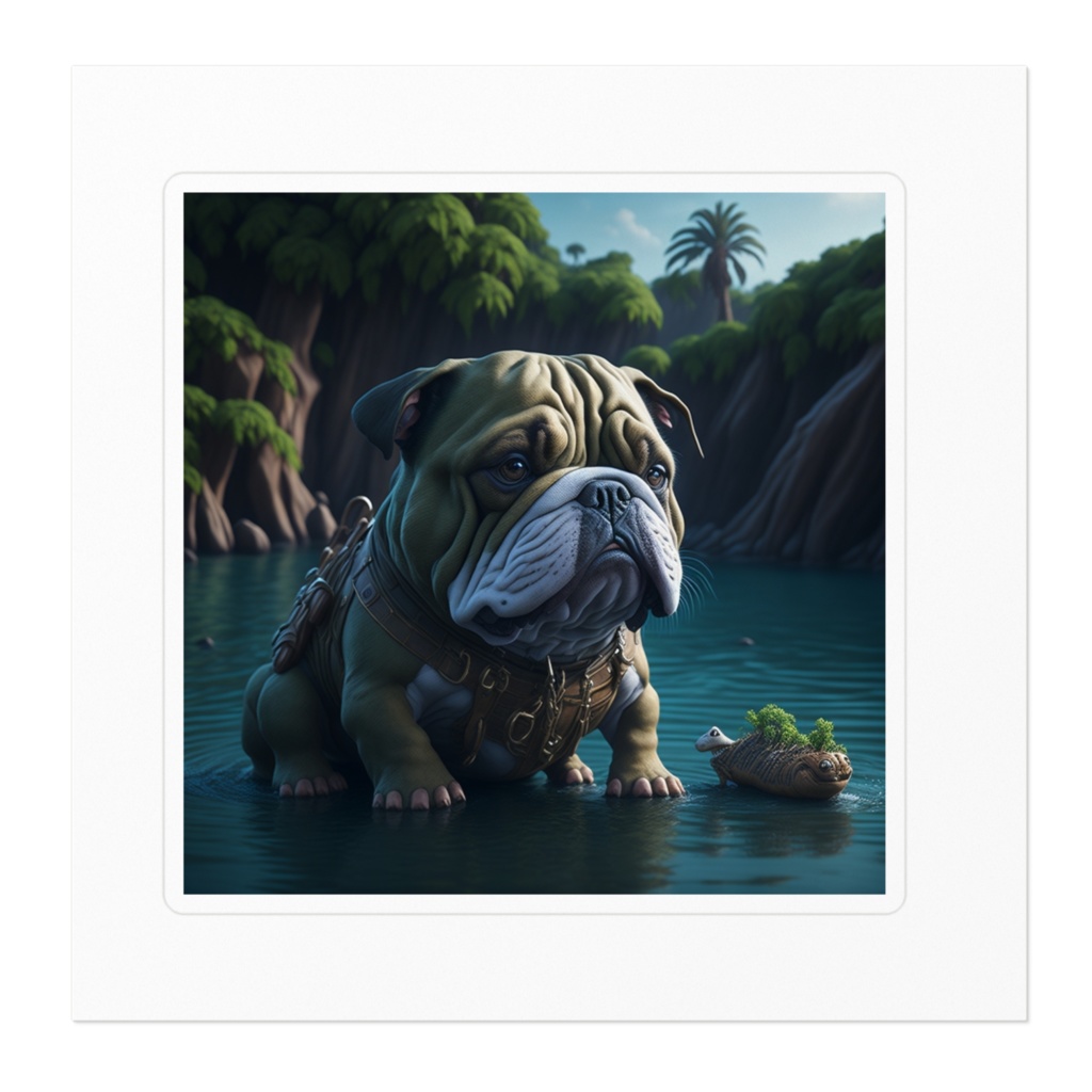 ブルドックステッカー