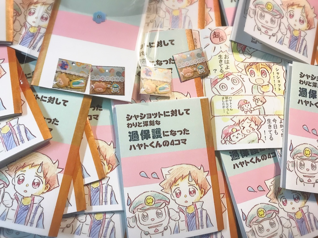 シャショットに対してわりと深刻な過保護になったハヤトくんの４コマ