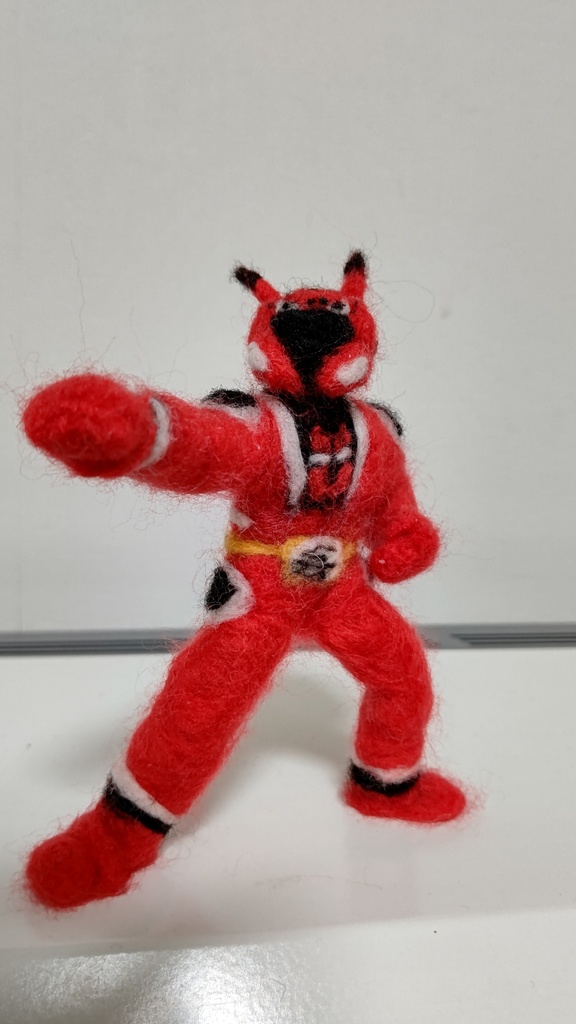 【受注生産】羊毛アクションフィギュア『フェルトテック』ベコイザーR