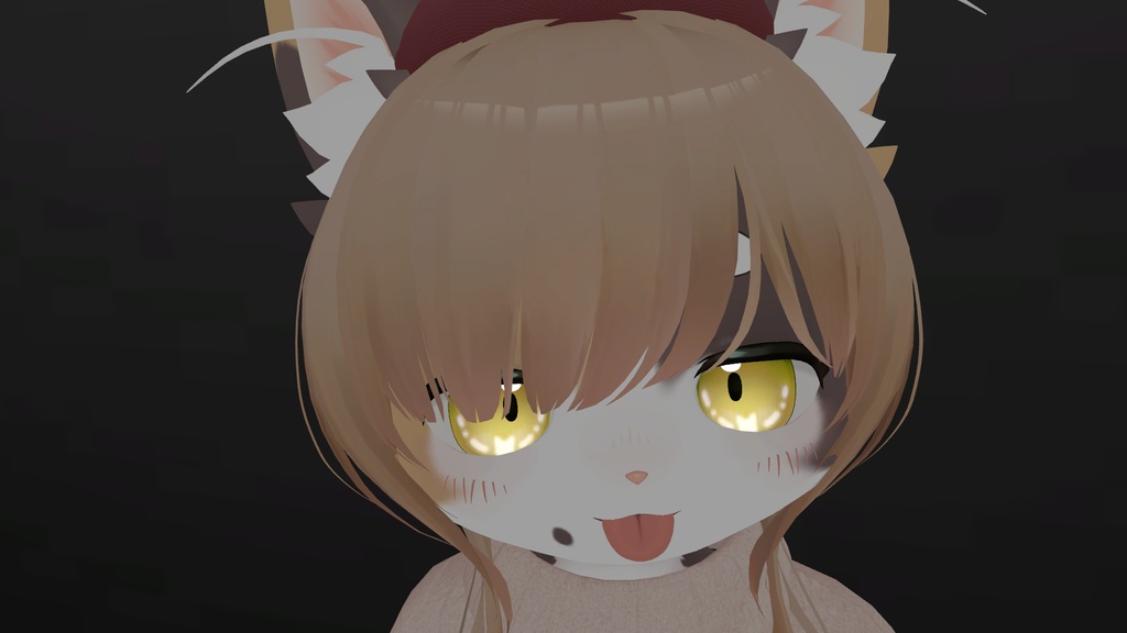 【無料あり】【リナ対応】ねこマークアイテクスチャ【FREE】