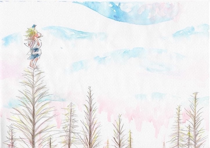 ⭐︎送料込⭐︎春待ちポストカードえほん『はるはるる』