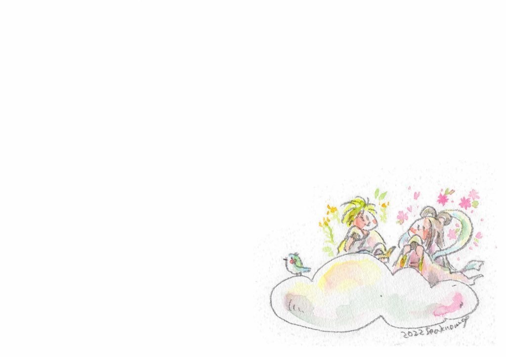 ⭐︎送料込⭐︎春待ちポストカードえほん『はるはるる』