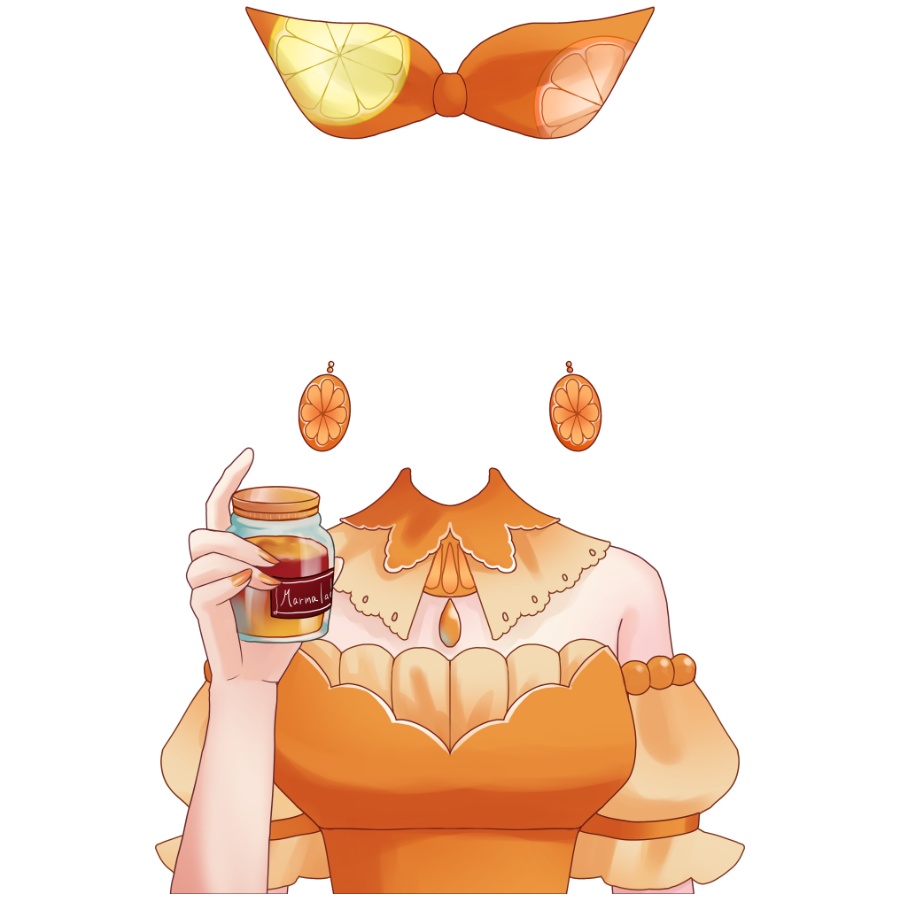 マーマレードイメージな衣装