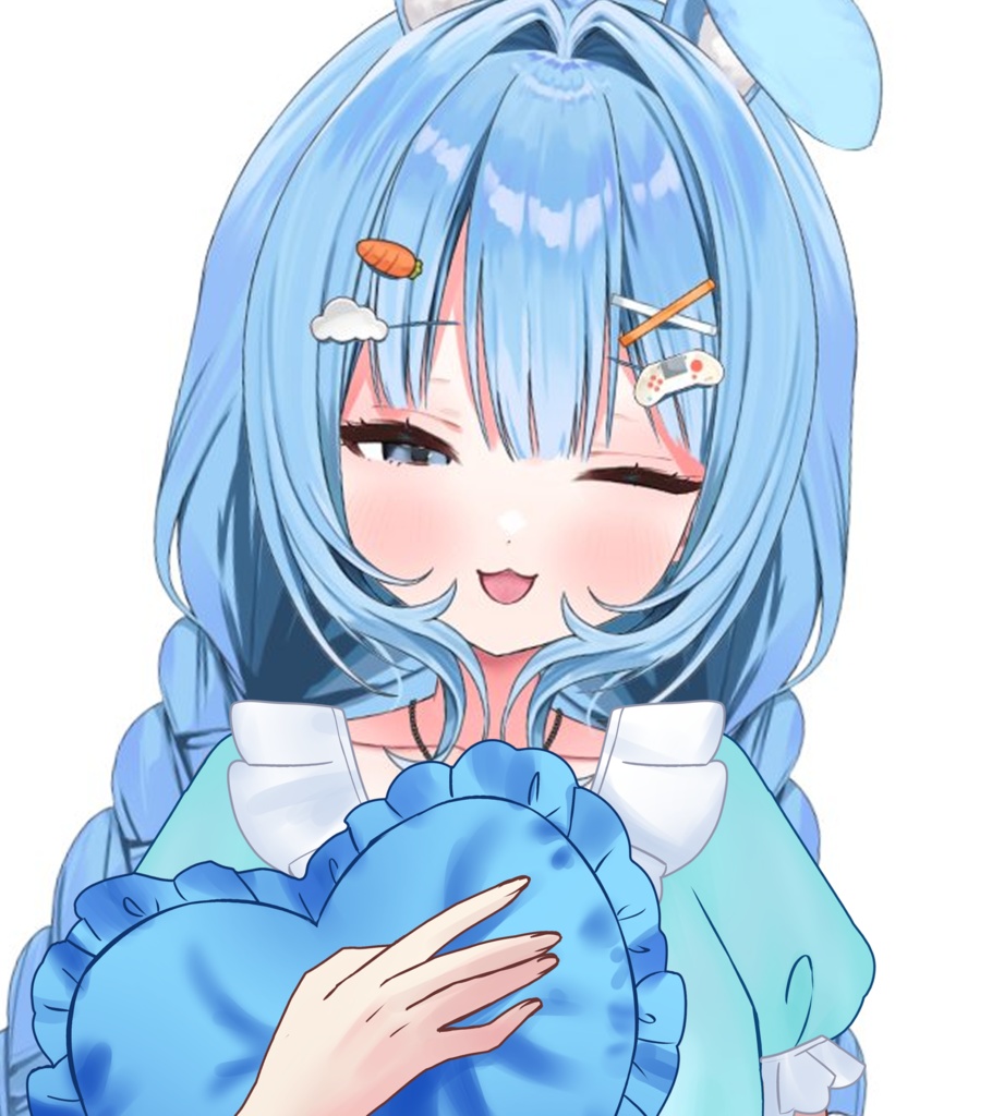 パジャマとハートクッション
