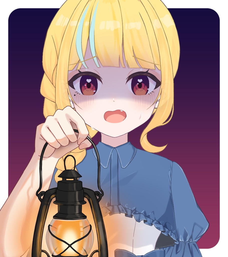 ランタンを持つ手