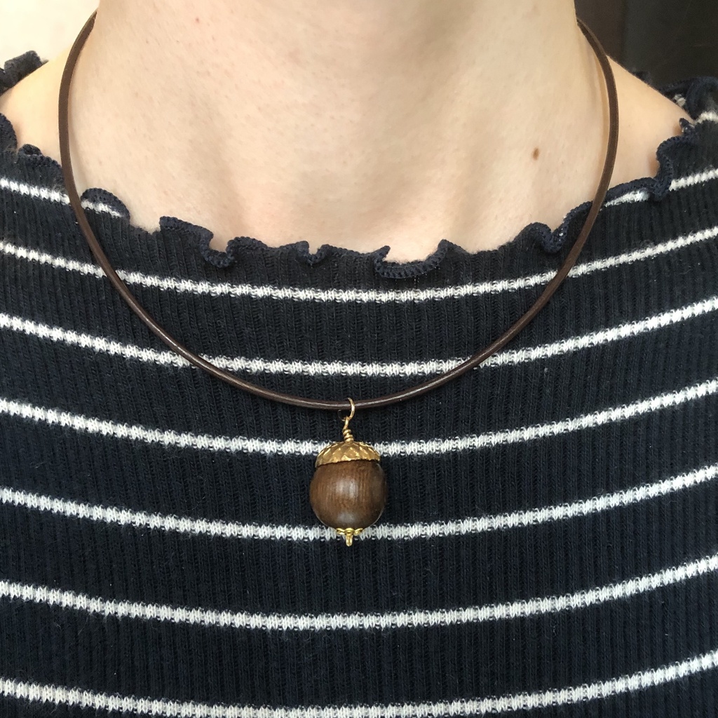 【オリジナル】どんぐりペンダント