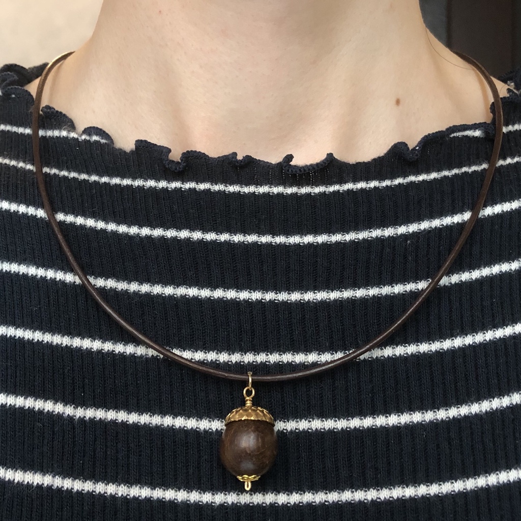 【オリジナル】どんぐりペンダント