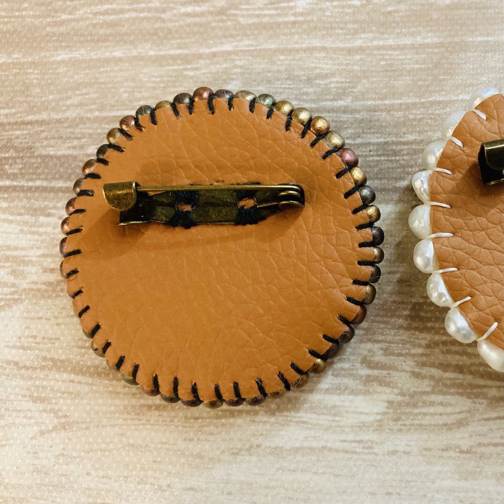 【オリジナル】ヴィンテージフラワーブローチ