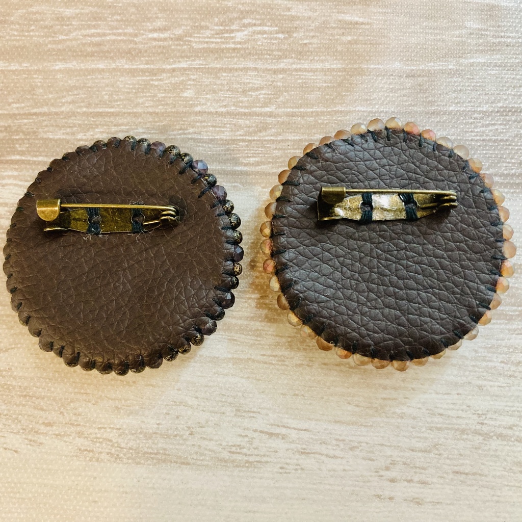 【オリジナル】ヴィンテージフラワーブローチ