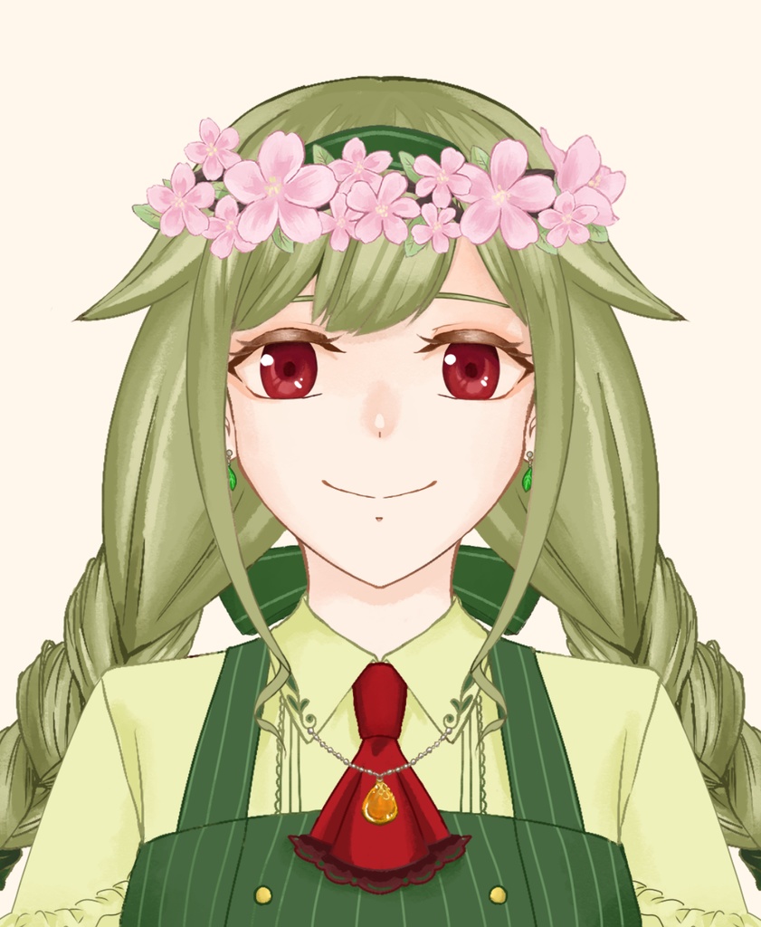 【配信者向け素材】桜の花冠素材