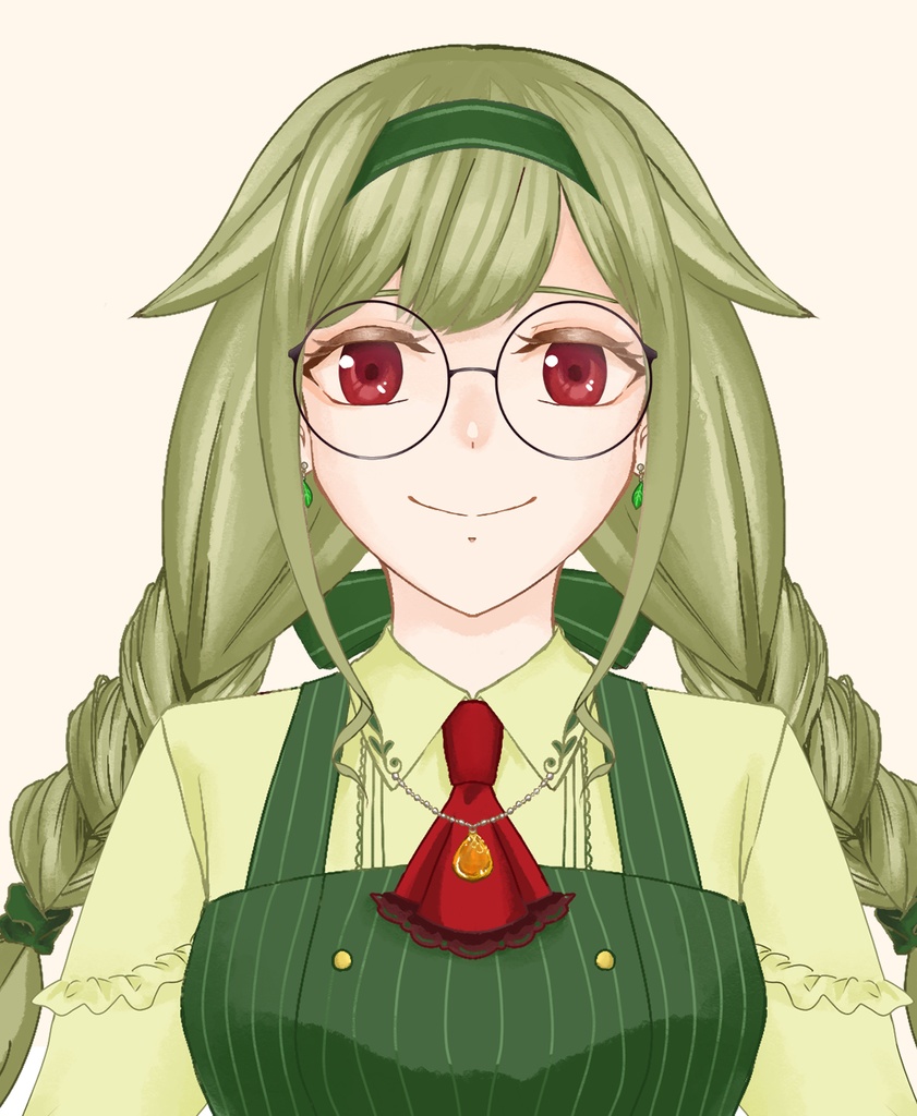 【配信者向け】丸眼鏡&泣き眼鏡セット:高解像度版&商用利用権