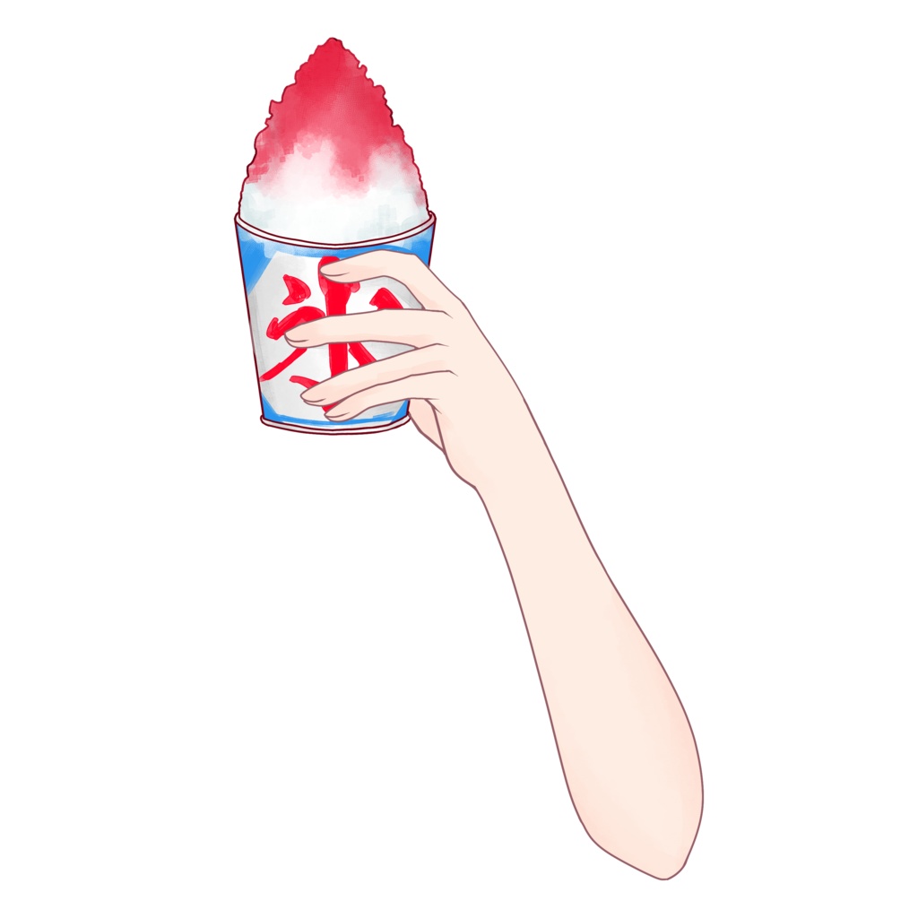 【配信者向け】かき氷素材