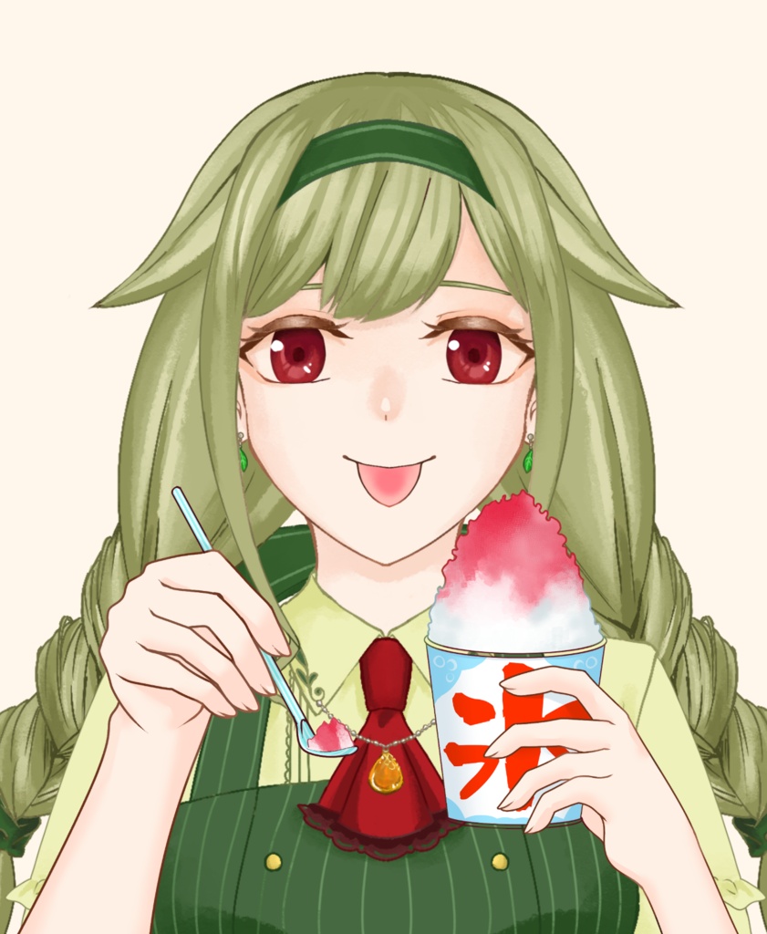 【VTuber向け】かき氷素材：高解像度版＆商用利用権