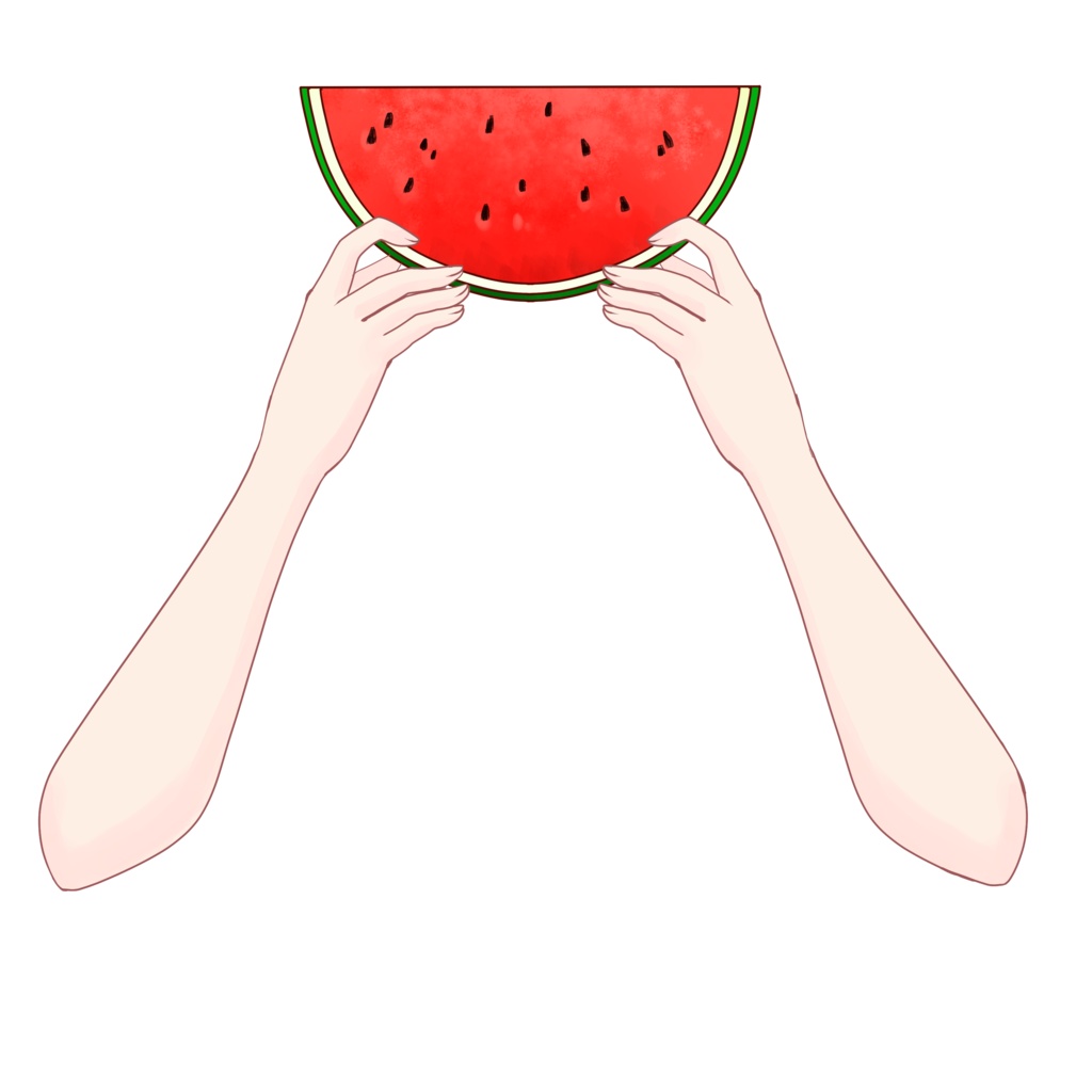 【配信者向け】スイカ素材