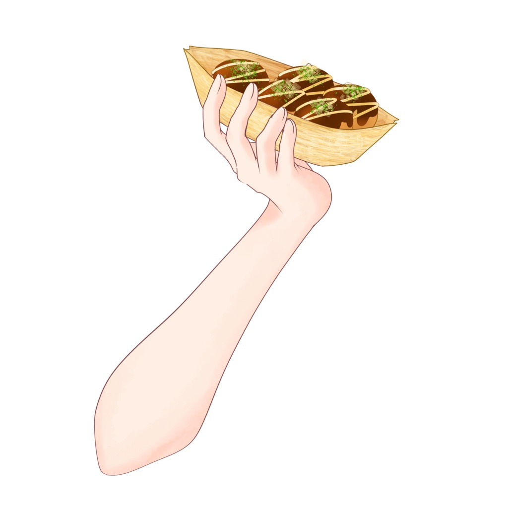 【配信者向け】たこ焼き素材