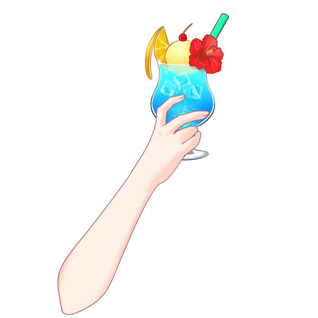 【配信者向け】トロピカルジュース素材