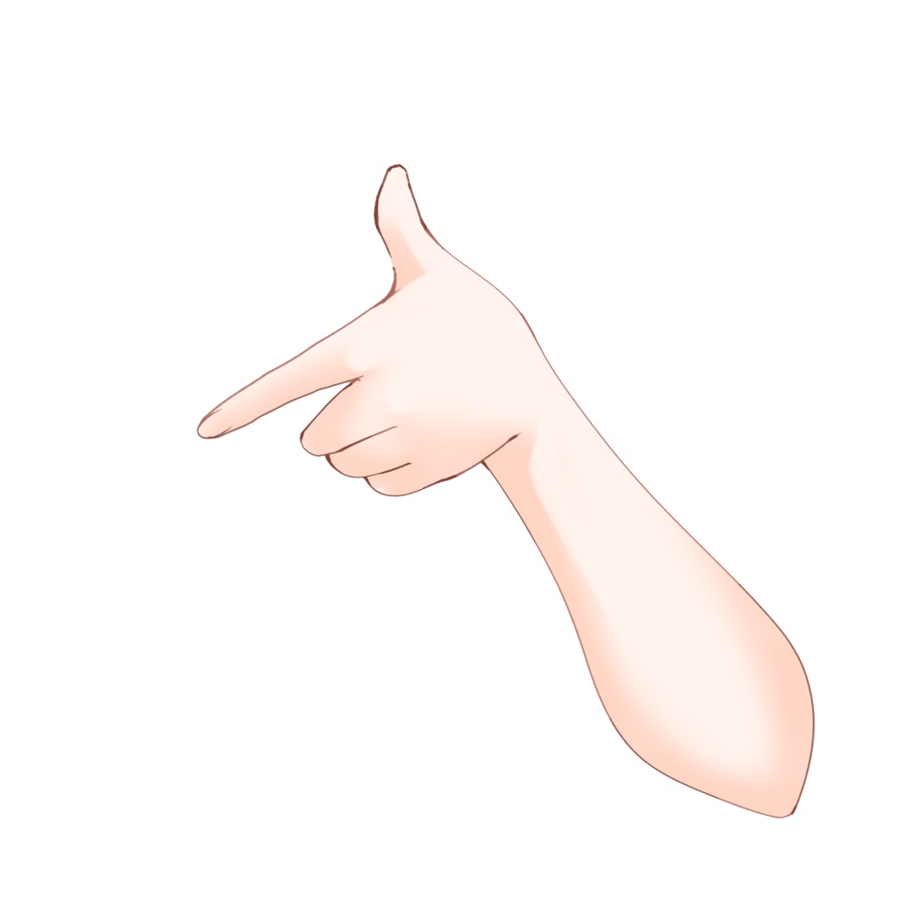 【配信者向け】指フレーム素材