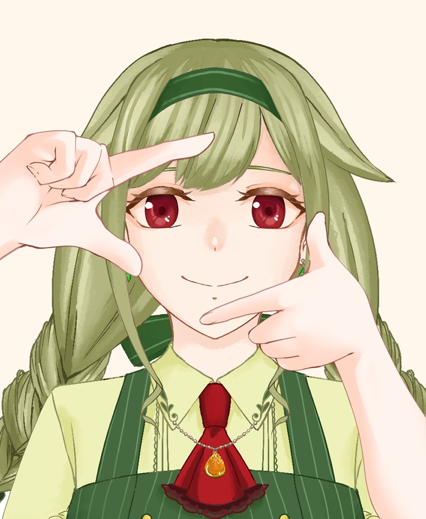 【配信者向け】指フレーム素材