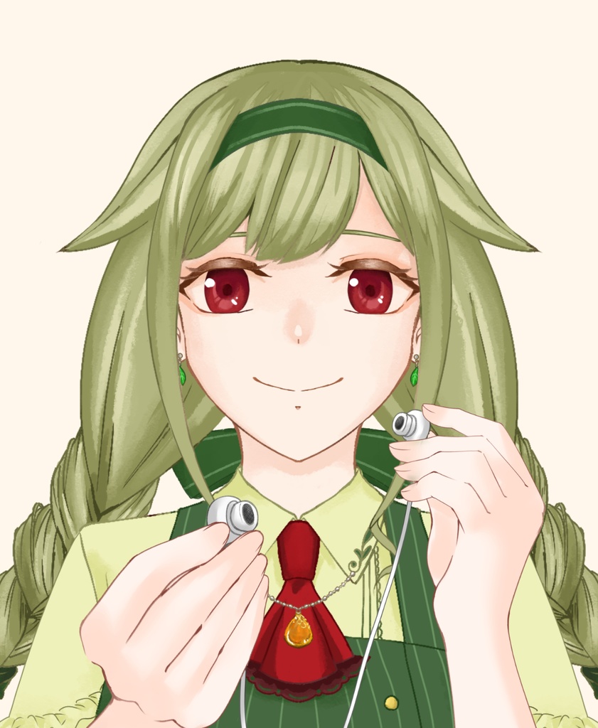 【配信者向け】イヤホンを分け合う素材