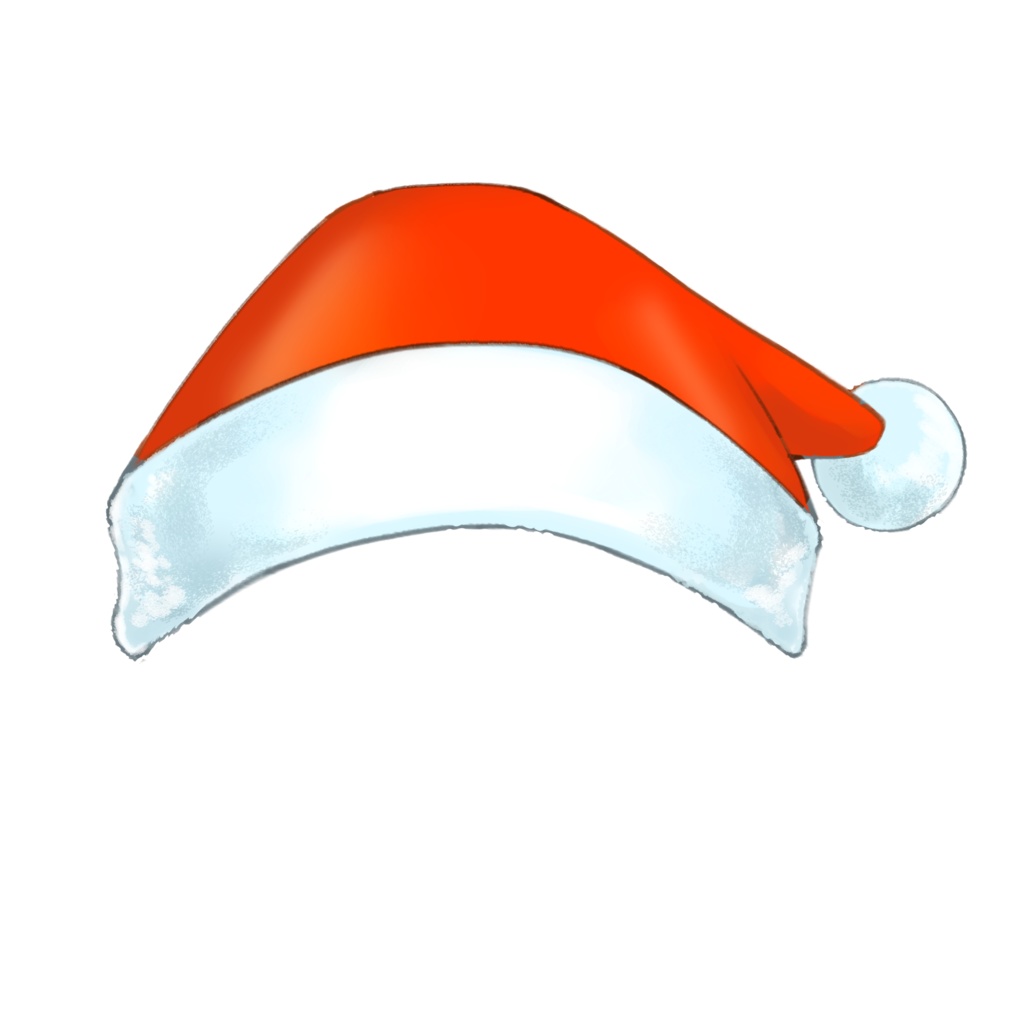 【配信者向け】サンタ帽子素材