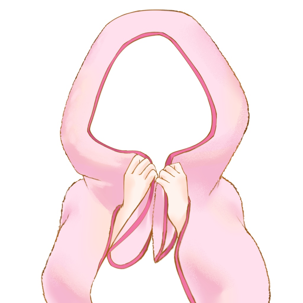 【配信者向け】ブランケットにくるまる素材